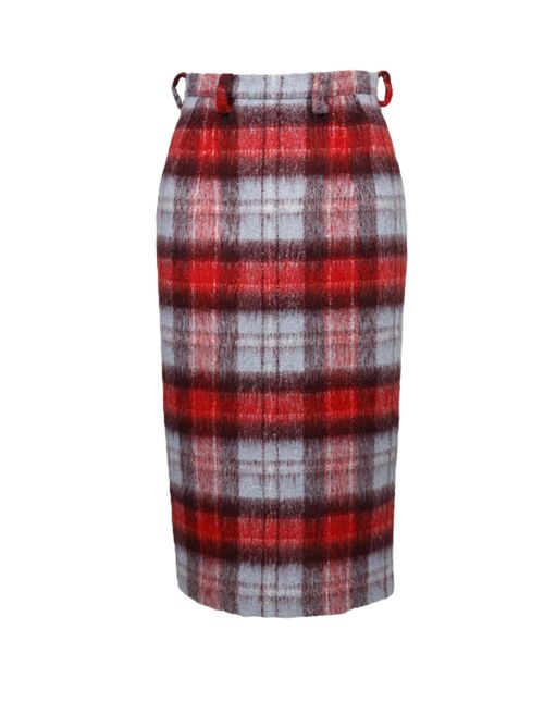 Nº21 Gonna a quadri N.21 | C015 - 3042 - QDC1QUADRO AZZURRO/ROSSO